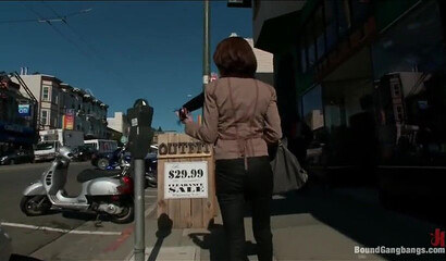 Playful Brunette Lee Mckenzie Drilled And Creampied In BBC Gangbang