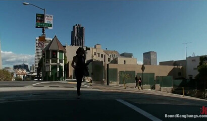 Playful Brunette Lee Mckenzie Drilled And Creampied In BBC Gangbang