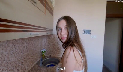 Playful Amateur Teen Drilled In Doggystyle And Cumshot