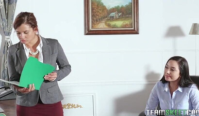 Gorgeous Brunette Latina Lesbian Ass Fucked With A Strap On