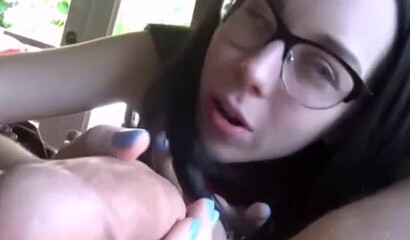 Upside down blowjob with a young blonde slut