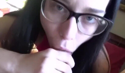 Upside down blowjob with a young blonde slut