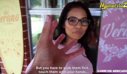 Loud moaning orgasm after he smashed her tight pussy