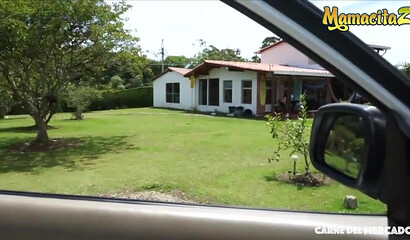 Loud moaning orgasm after he smashed her tight pussy