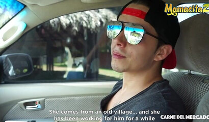 Loud moaning orgasm after he smashed her tight pussy