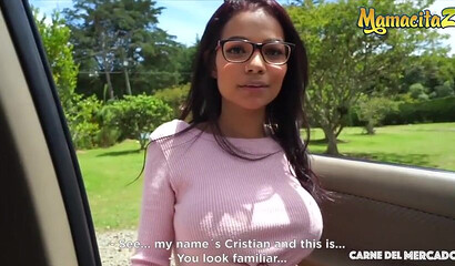 Loud moaning orgasm after he smashed her tight pussy