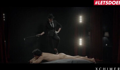 Petite domina can't stop screaming after pussy destruction
