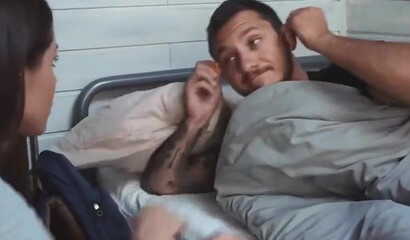 Smoking hot brunette craved a firm cock inside her