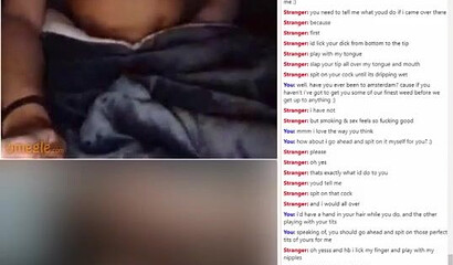 Naughty bimbo with pierced nipples masturbating on a webcam