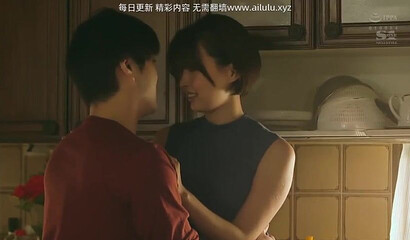 Japanese nymph with big tits enjoys a warm creampie