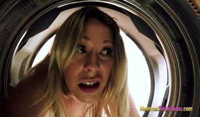 Nikki Brooks gets stuck and drilled hard by her stepson