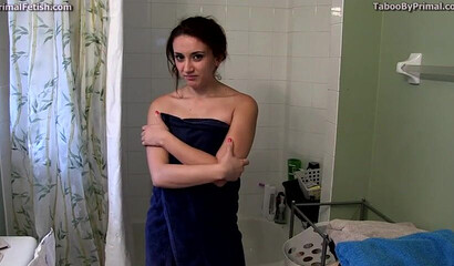 Naughty Teen Brunette Mandy Muse Creampied After Blowjob