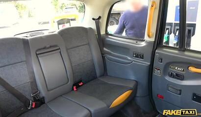 Beautiful Redhead Sabien Demonia With Gigantic Tits Fucks Her Taxi Driver