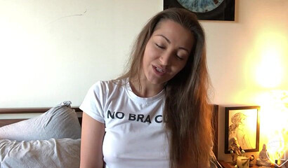 Horny Babe Dani Daniels With Big Tits Gives JOI Instructions