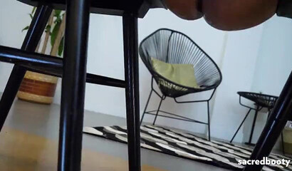 Gorgeous Latina Blonde Milf Squirting On Big Dildo