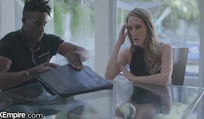 Naughty Blonde Wife Cadence Lux Deepthroating And Pounding Big Dick