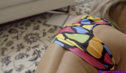 Bro came inside the petite teen Tiffany Watson