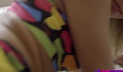 Bro came inside the petite teen Tiffany Watson