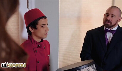 The queen of handjobs Chanel Preston fucks in fishnet