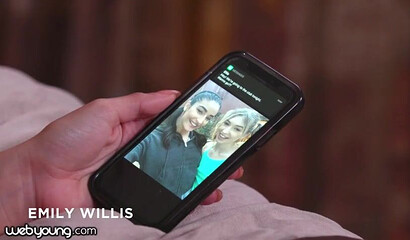 Lesbian rimming with babes Emily Willis and Mackenzie Moss