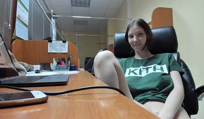 Adorable chick stripping and showing her perfect boobs on webcam