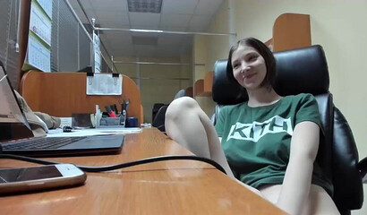 Adorable chick stripping and showing her perfect boobs on webcam