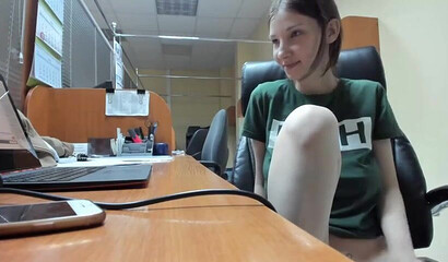 Adorable chick stripping and showing her perfect boobs on webcam