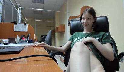Adorable chick stripping and showing her perfect boobs on webcam
