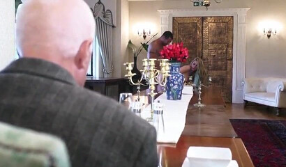 Blonde MILF is giving her anus only