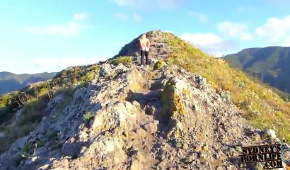 Amateur banging in the mountains POV