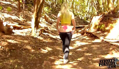 Amateur banging in the mountains POV