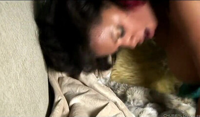 Ebony BBW with monster boobies is adorable and horny