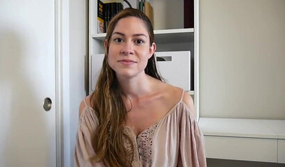 Cutie with big tits Ashley Alban banged from behind