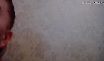 Thick booty redhead babe rides a dildo on webcam