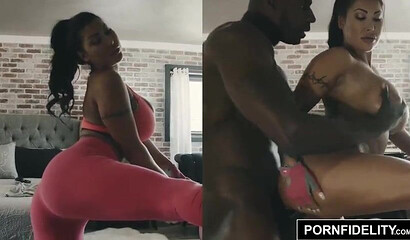 Stunning August Taylor gets her big tits fucked