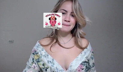 Adorable blondie strips and reveals that awesome ass