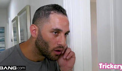 Brunette slut Abella Danger feels cum dripping inside her