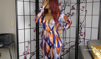 Indian mom helps you cum by spreading her legs