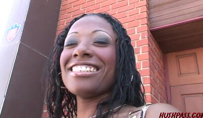 Black hon with huge ass Cherokee D Ass banged from behind