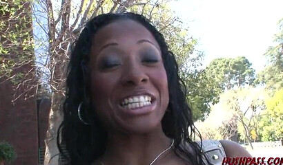 Black hon with huge ass Cherokee D Ass banged from behind