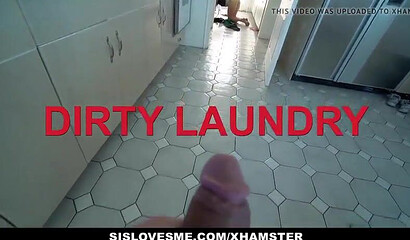 Brunette stepsister got huge dick for wakey wakey