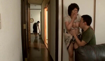 Asian mom loves doggy style fuck