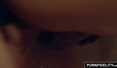 Lilly Love loves to take dick while bathing