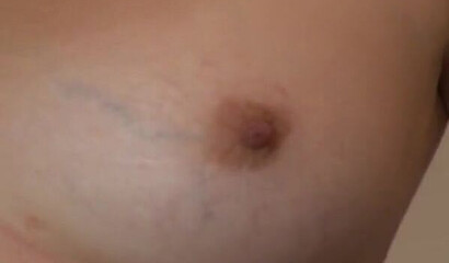 Lovely MILF strips on amateur casting