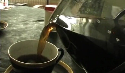 Very old granpa bangs this horny young teen outdoors