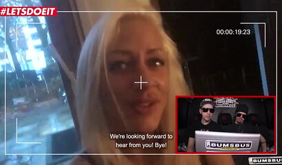 Smoking hot German blonde MILF banged in the backseat