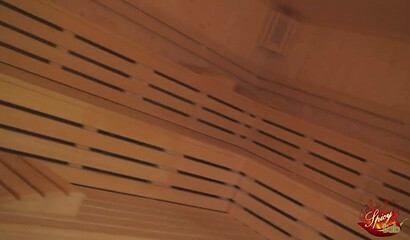 Big titted MILF visits swinger club with her husband