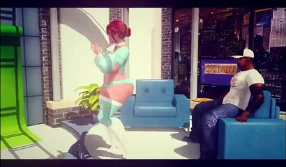 Lovely hentai with rounded bae