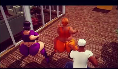 Lovely hentai with rounded bae