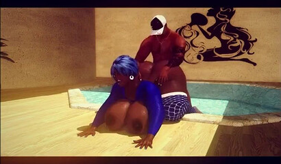 Lovely hentai with rounded bae